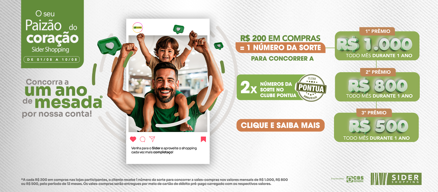 Paizão do coração 2025